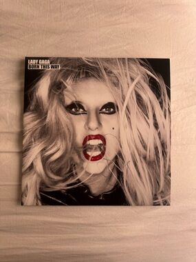 Signed Lady Gaga Born This Way vinyl